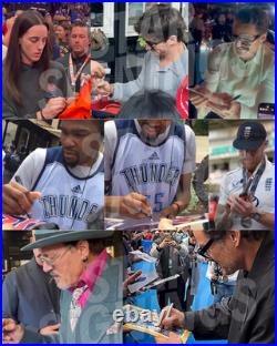 Manchester United Hand Signed 2008 Moscow CL FINAL Programme PSA QO Card + COA