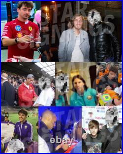 Manchester United Hand Signed 2008 Moscow Official Programme PSA QO Card + COA