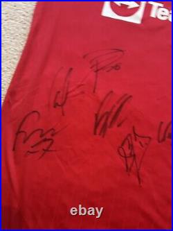 Manchester United Hand Signed Home Shirt With Certificate Of Authenticity Size L