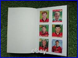 Manchester United Hardback Book A-z With 12 Signed Cards Inside Collectible Book