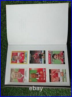 Manchester United Hardback Book A-z With 12 Signed Cards Inside Collectible Book