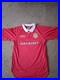 Manchester United Home Football Shirt Signed Signed Giggs 1999 C. L Final Size M