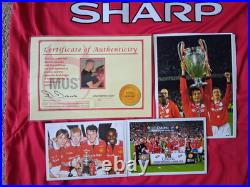 Manchester United Home Football Shirt Signed Signed Giggs 1999 C. L Final Size M