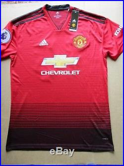 Manchester United Jesse Lingard Signed Home 2018/19 Shirt Jersey Photo Proof