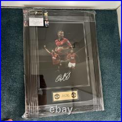 Manchester United Legends 7 Ryan Giggs signed photo. Framed. Certificate NEW Manchester United Legends 7 Ryan Giggs signed photo. Framed. Certificate NEW