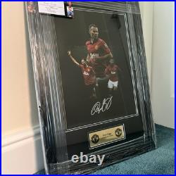 Manchester United Legends 7 Ryan Giggs signed photo. Framed. Certificate NEW Manchester United Legends 7 Ryan Giggs signed photo. Framed. Certificate NEW
