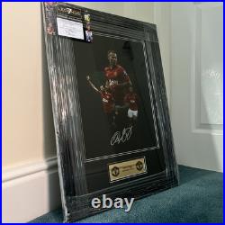 Manchester United Legends 7 Ryan Giggs signed photo. Framed. Certificate NEW Manchester United Legends 7 Ryan Giggs signed photo. Framed. Certificate NEW