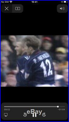 Manchester United Manager Match Worn Shirt 1999 Signed Solskjær Historic Era
