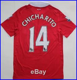 Manchester United Match Worn Chicharito Shirt Signed x 17 2010/2011 Nike