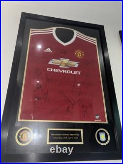Manchester United Match Worn Full Squad Signed Shirt