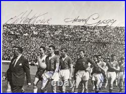 Manchester United Multi Signed 1958 Fa Cup Final Picture Manchester United Multi Signed 1958 Fa Cup Final Picture