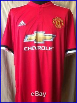 Manchester United Number 10 Shirt Signed By Zlatan Ibrahimovic With Guarantee