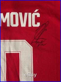 Manchester United Number 10 Shirt Signed By Zlatan Ibrahimovic With Guarantee