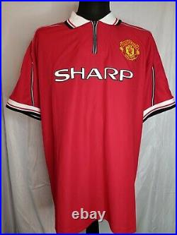 Manchester United Number 18 Treble Shirt Signed Paul Scholes With Guarantee