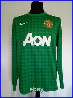 Manchester United Number 1 Goalkeeper Shirt Signed Peter Schmeichel Guarantee