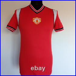 Manchester United Number 7 1985 Retro Home Shirt Signed Bryan Robson Manchester United Number 7 1985 Retro Home Shirt Signed Bryan Robson
