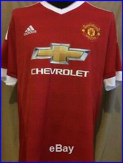 Manchester United Number 9 Shirt Signed By Zlatan Ibrahimovic With Guarantee