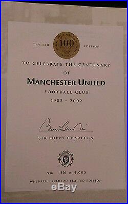 Manchester United Official Illustratedl History Limited Ed SIGNED Bobby Charlton