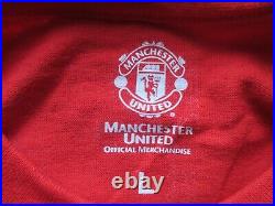 Manchester United Official Merchandise Paul Scholes Signed T-shirt Jersey -coa