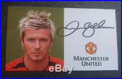 Manchester United Players & Managers-hand Signed Cards & Photos