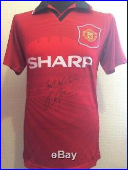 Manchester United Retro 1994 1996 Shirt Signed Roy Keane With Guarantee