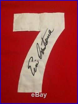 Manchester United Retro Number 7 Shirt Signed By Eric Cantona With Guarantee