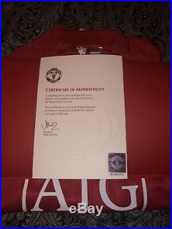 Manchester United Rooney Signed Shirt Authenticated 10 Aig