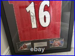 Manchester United Roy Keane Framed Shirt With Signature No COA