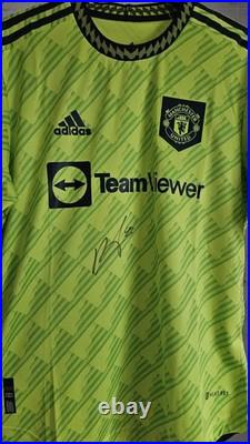 Manchester United Shirt Hand Signed By Bruno Fernandes Manchester United Shirt Hand Signed By Bruno Fernandes