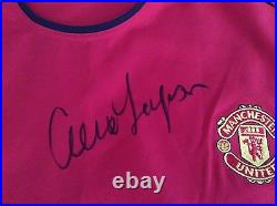 Manchester United Shirt SIGNED by SIR ALEX FERGUSON Man Utd