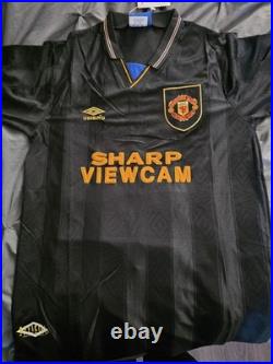 Manchester United Shirt Signed By Eric Cantona