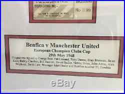 Manchester United Signed 1968 European Cup Final Programme