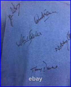 Manchester United Signed 1968 European Cup Final Shirt x 8 Bobby Charlton