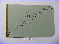 Manchester United Signed Album Page 1955 1956 By Duncan Edwards Busby Babe