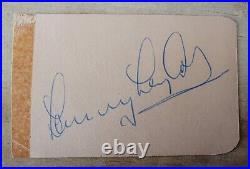 Manchester United Signed Album Page 1955 1956 By Duncan Edwards & Tommy Taylor