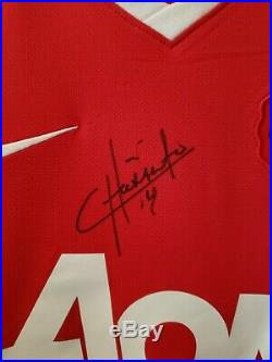 Manchester United Signed Chicharito Nike soccer jersey