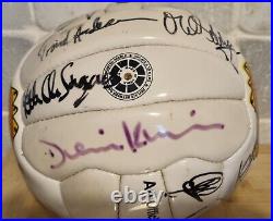 Manchester United Signed Football. Possibly The team that won The Treble