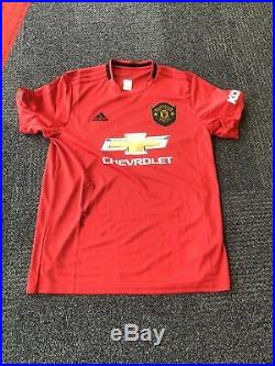 Manchester United Signed Football Shirt 2019 / 2020 Official Club Issue