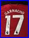 Manchester United Signed Garnacho Shirt Authentic
