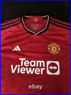 Manchester United Signed Garnacho Shirt Authentic