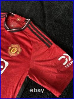 Manchester United Signed Garnacho Shirt Authentic