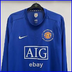 Manchester United Signed L/S Third Football Shirt 2008/09 Adults XL Nike G535