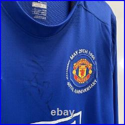 Manchester United Signed L/S Third Football Shirt 2008/09 Adults XL Nike G535