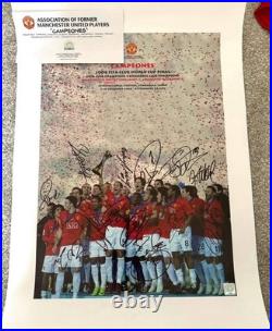 Manchester United Signed Lithograph Ronaldo