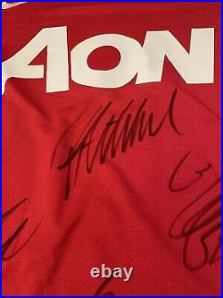 Manchester United Signed Shirt 2010/11 Champions, Official Club Certification