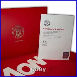 Manchester United Signed Shirt 2011/12 Squad Home Man Utd Large Club Issued COA