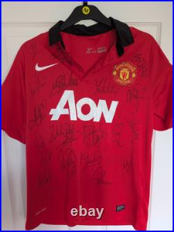 Manchester United Signed Shirt 2013/2014 With COA