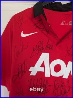 Manchester United Signed Shirt 2013/2014 With COA