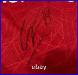 Manchester United Signed Shirt Eriksen with COA Genuine Signature