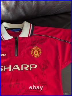 Manchester United Signed Shirt From 99